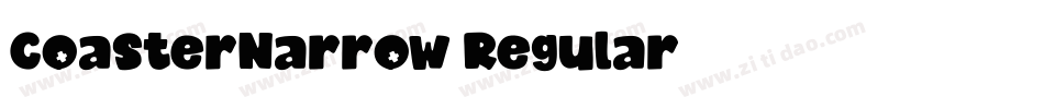 CoasterNarrow Regular字体转换